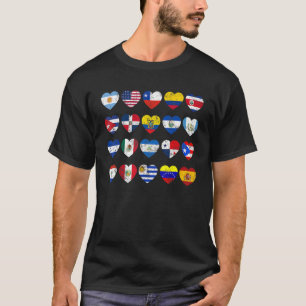 Monat des hispanischen Erbes Alle lateinamerikanis T-Shirt