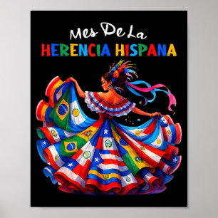 Monat des hispanischen Erbes Hispanic Heritage Mon Poster