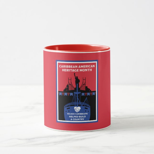 Monat des karibischen Amerikanischen Kulturerbes Tasse (Zentrum)