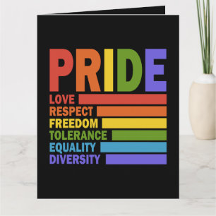 Monat des LGBT Stolzes Karte