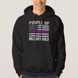 Monat des Militärkindes 2022 Lila für Mil Hoodie