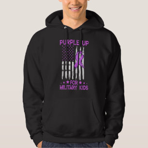 Monat des Militärkindes 2022 Lila für Mil Hoodie