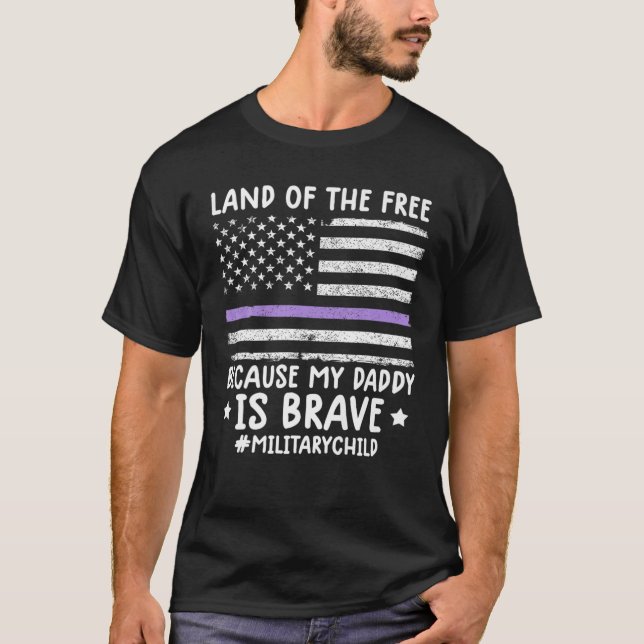 Monat des Militärlands frei wegen meines Todes T-Shirt (Vorderseite)