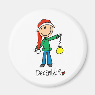 Monat Dezember Magnet
