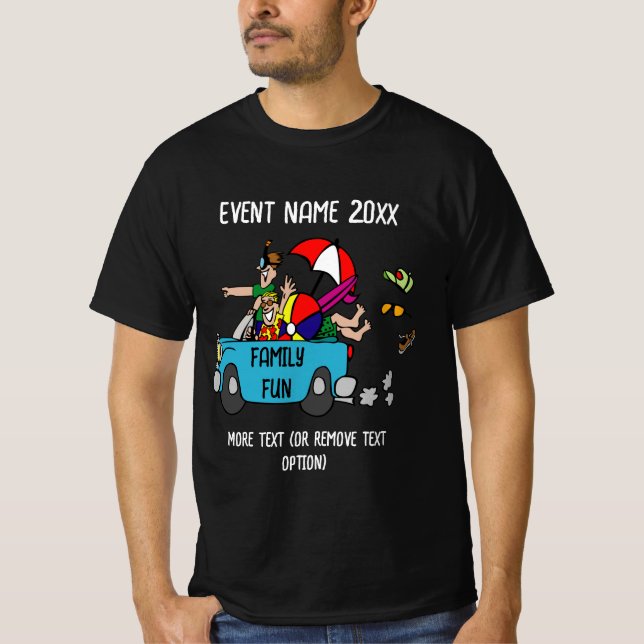 Monat Familienspass T-Shirt (Vorderseite)