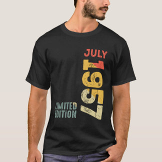 Monat Juli 1957 Jahr 1957 1957 1957 Seit 1957 T-Shirt