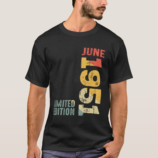 Monat Juni 1951 Jahr 1951 1951 1951 Seit 1951 T-Shirt (Vorderseite)