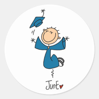 Monat Juni Runder Aufkleber
