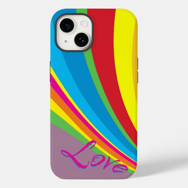 Monat - Liebe des Regenbogens Case-Mate iPhone 14 Hülle (Rückseite)