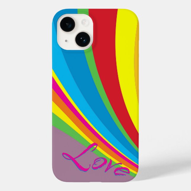 Monat - Liebe des Regenbogens Case-Mate iPhone 14 Hülle (Rückseite)