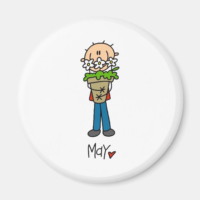 Monat Mai Magnet (Vorne)