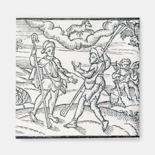 Monat März, 'vom Shepheardes Calendar Magnet