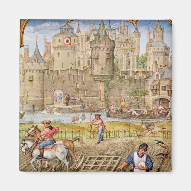 Monat Oktober Magnet (Vorne)