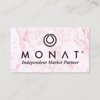 MONAT Pink-Marmorkarte Visitenkarte