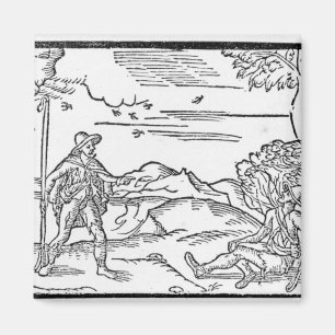 Monat September 'das Shepheardes Calendar Magnet