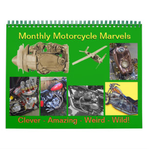 Monatliche Motorradmargen 2016 Kalender