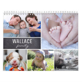 Monatliche Personalisierte Mehrfamilienfamilie Kalender