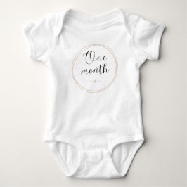 Monatlicher Milestone Bodysuit 1 Monat Baby Strampler
