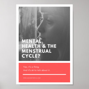 Monatsgesundheits-Arbeitsplatz-Plakat Poster