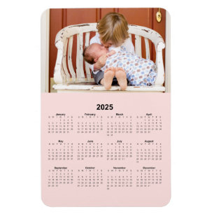 Monatskalender 2025 Foto Magnet