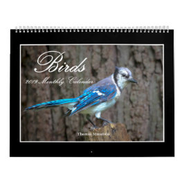Monatskalender der Vogel-2019 durch Thomas Kalender