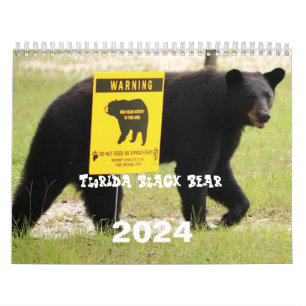 Monatskalender für den Schwarzen Bären von Florida Kalender