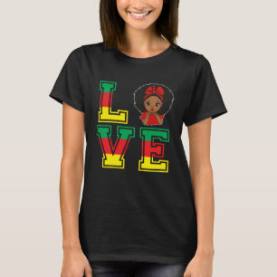 Monatsstolz auf die schwarze Geschichte im afrikan T-Shirt