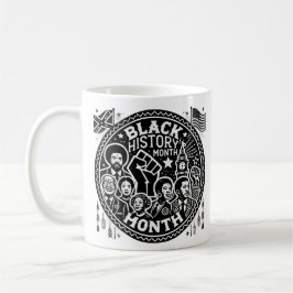 Monatstribut für Schwarze Geschichte Kaffeetasse