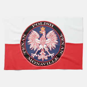Monaville Round Polish Texan Geschirrtuch