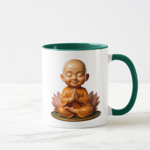 Mönch Lotus Zen Tasse