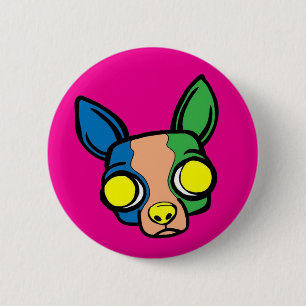 Mönch-Welpen-Button - Rosa Button