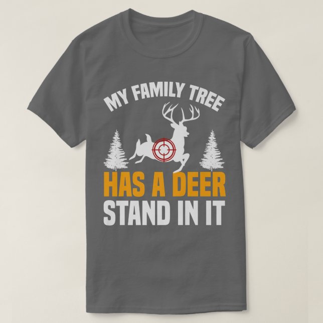 Mönche, die mein Familienbaum hat, haben einen Hir T-Shirt (Design vorne)