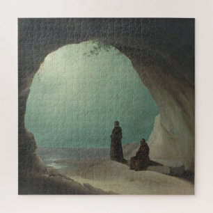 Mönche in Grotto (von Carl Blechen)