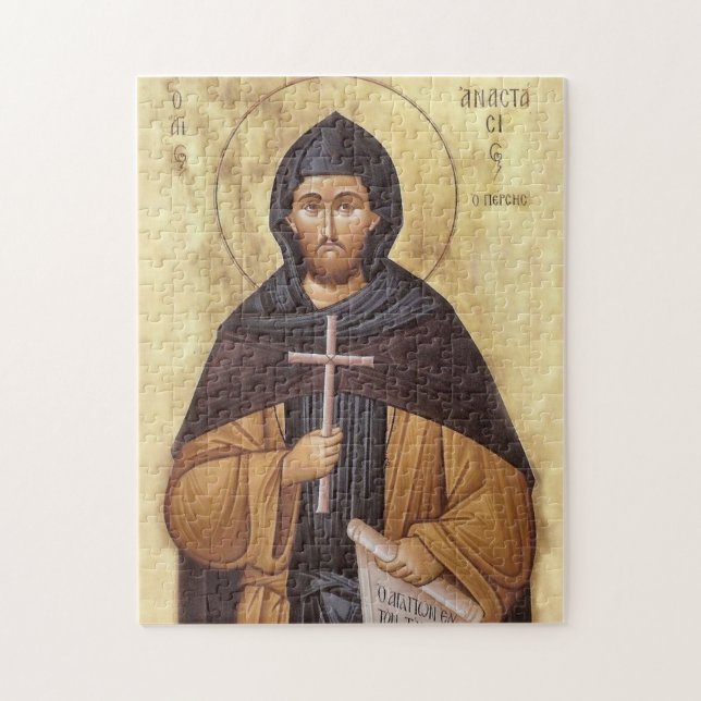 Mönchtyrer Anastasius der Perser Ikon (Vertikal)