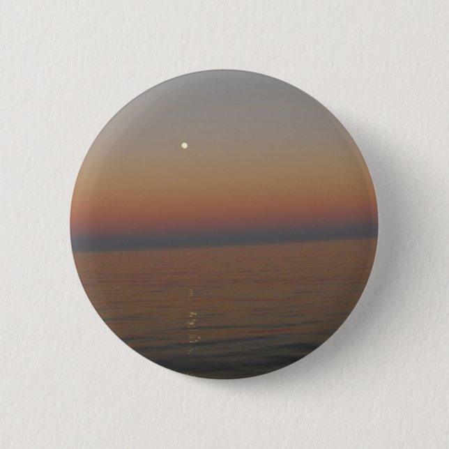 Mond auf dem Meer Button (Vorderseite)