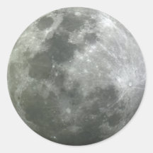 Mond Aufkleber!
