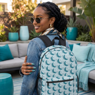 Mond Bedruckter Rucksack