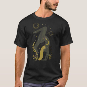 Mond Bestes Yoga Rückendruck 5 T-Shirt