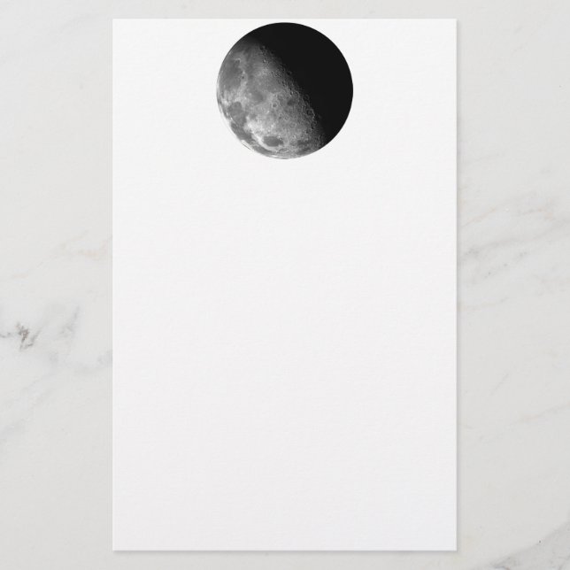 Mond Briefpapier (Vorderseite)
