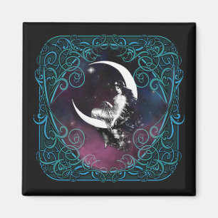 Mond-Dame Magnet