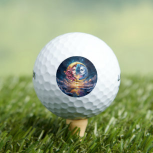Mond der ewigen Balance – Feuer- und Wasserseelen. Golfball