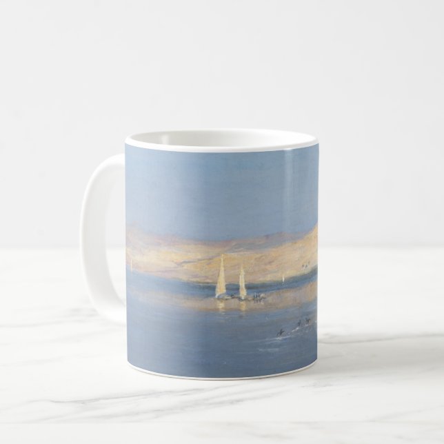 Mond, der über den Nil steigt Kaffeetasse (Vorderseite Links)