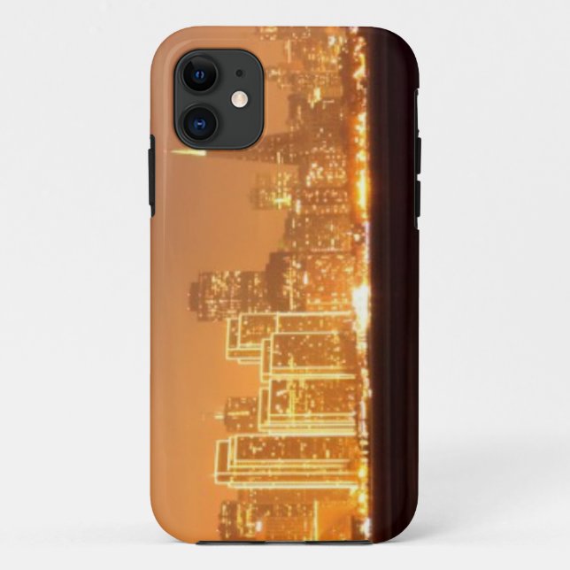Mond, der über San Francisco an dunstigem Dezember Case-Mate iPhone Hülle (Rückseite)
