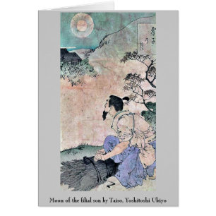 Mond des kindlichen Sohns durch Taiso, Yoshitoshi
