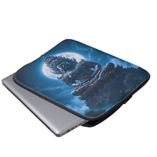 Mond des schweigenden Wächters Laptopschutzhülle