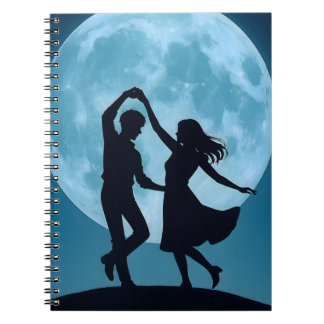 Mond-Design-Notizbuch Notizblock