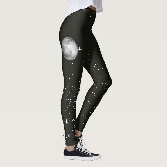 Mond-Galaxie Leggings (Rechts)