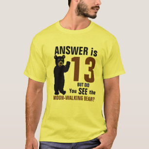 Mond-Gehendes Bärn-Shirt T-Shirt