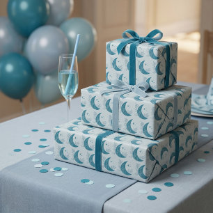 Mond Geschenkpapier
