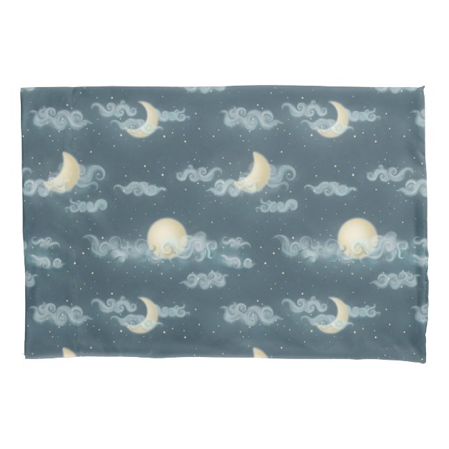 Mond (groß) kissenbezug (Vorderseite-Links)